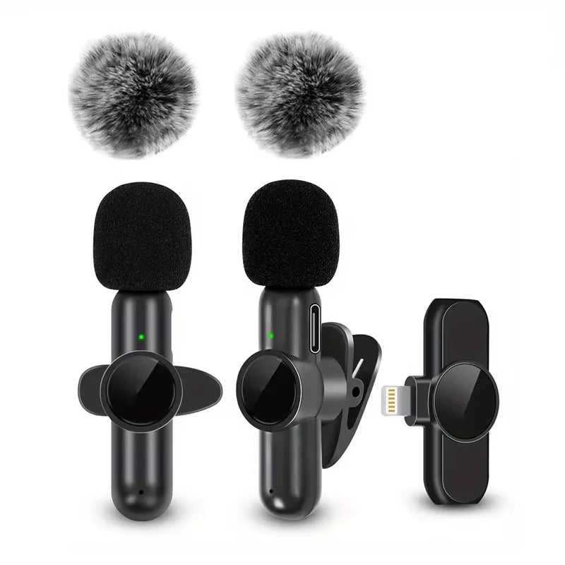 Elevate Your Audio Experience with Our Wireless Lavalier Microphone - Perfect for iPhone and Android!