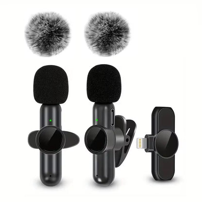 Elevate Your Audio Experience with Our Wireless Lavalier Microphone - Perfect for iPhone and Android!