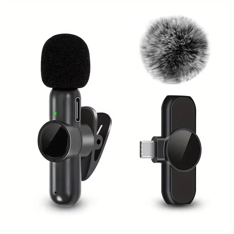 Elevate Your Audio Experience with Our Wireless Lavalier Microphone - Perfect for iPhone and Android!
