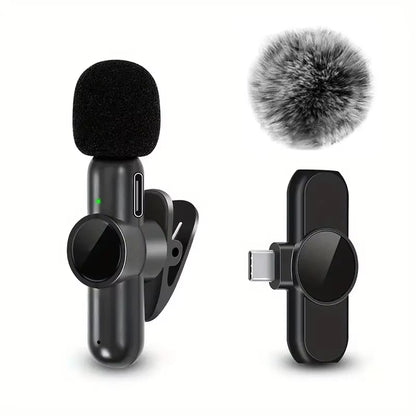 Elevate Your Audio Experience with Our Wireless Lavalier Microphone - Perfect for iPhone and Android!