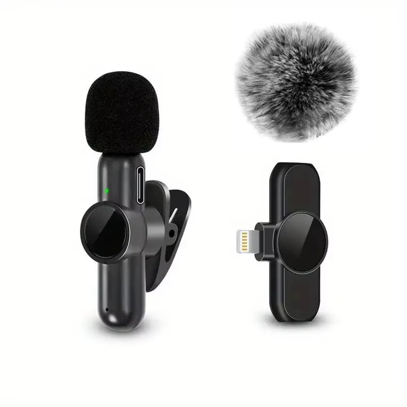 Elevate Your Audio Experience with Our Wireless Lavalier Microphone - Perfect for iPhone and Android!