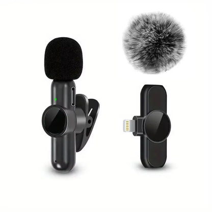 Elevate Your Audio Experience with Our Wireless Lavalier Microphone - Perfect for iPhone and Android!