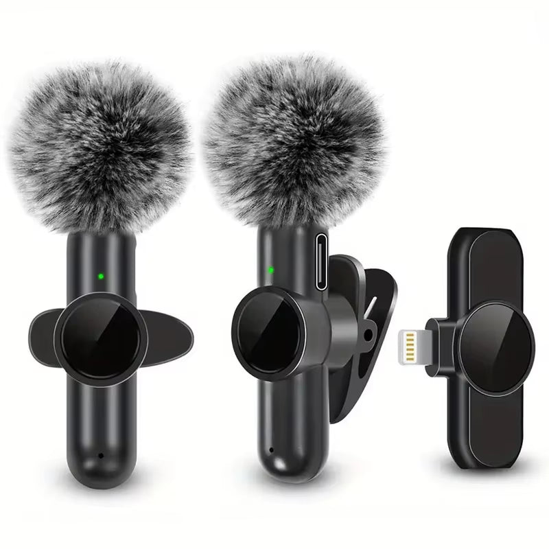 Elevate Your Audio Experience with Our Wireless Lavalier Microphone - Perfect for iPhone and Android!